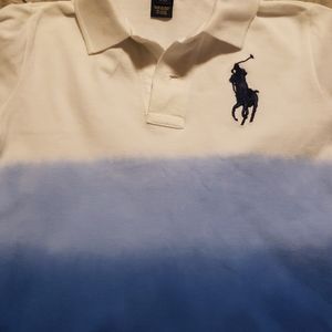 Boys collared ss POLO the dyed shirt